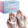 Ensemble de moulage d'empreintes de pieds et de mains de bébé Luna Bean