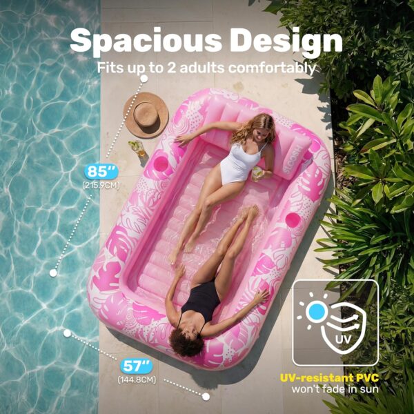 Fauteuil de piscine gonflable noir SLOOSH