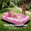 Fauteuil de piscine gonflable noir SLOOSH