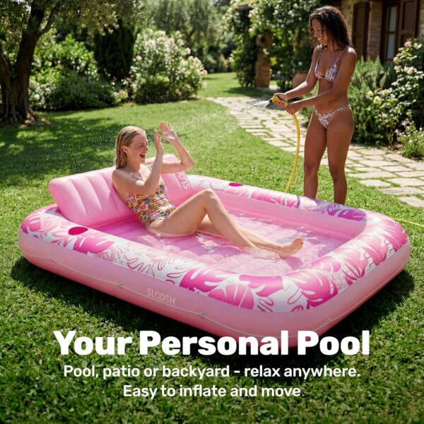 Fauteuil de piscine gonflable noir SLOOSH
