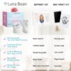 Ensemble de moulage d'empreintes de pieds et de mains de bébé Luna Bean