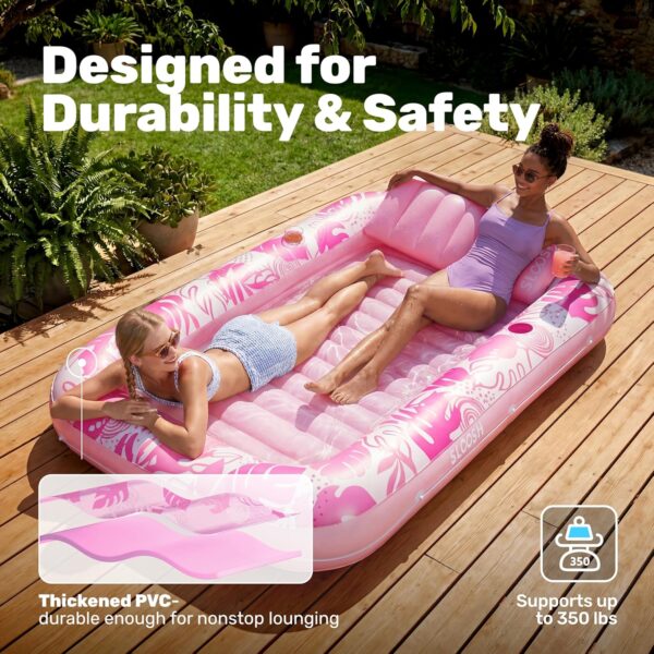 Fauteuil de piscine gonflable noir SLOOSH