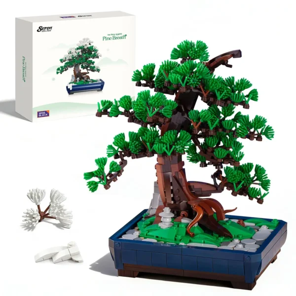WISE BLOCK Sakura Tree Building Block Set