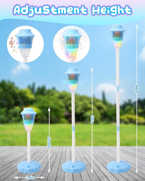 Machine à bulles automatique pour enfants, machine à bulles verticale avec lampe de poche et musique