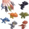 Jouets de dinosaures Winbar à mordre les doigts (6 pièces)
