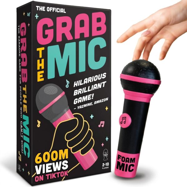 Lucky Egg Officiel Grab The Mic – Un jeu de société karaoké familial