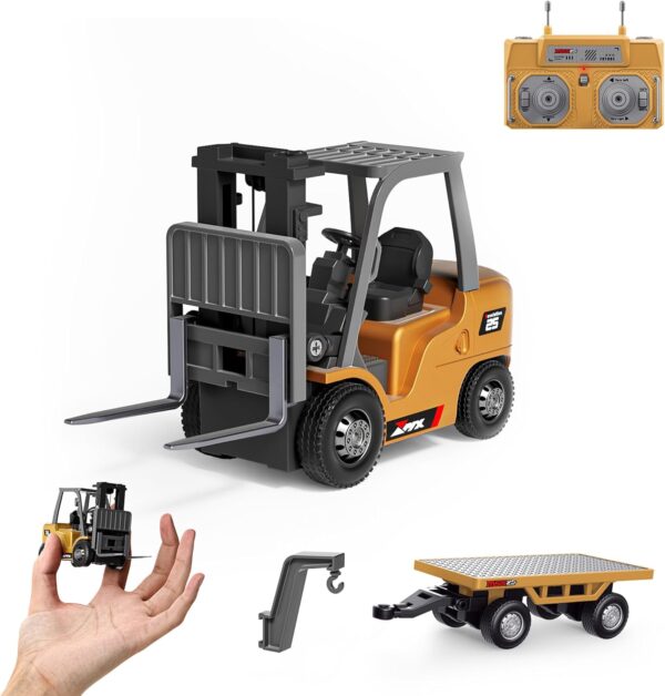 BRRRRT remote-controlled forklift truck, 1/64 scale
