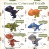 Jouets de dinosaures Winbar à mordre les doigts (6 pièces)