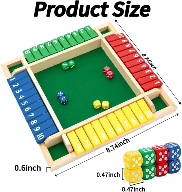 Jeu de dés Nicecho Shut The Box