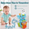 Bébé éléphant musical à ramper