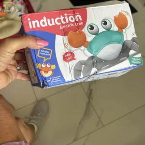 Crawling Crab Baby Toys 6–12 Months, Tummy Time Toys for Babies with Music and Lights,
