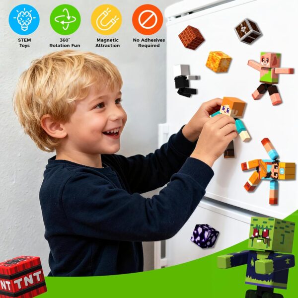 Ensemble de 20 figurines magnétiques Magneverse