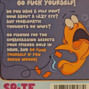 Go F*** Yourself Adult Card Game - Hilarious Party Game for 3-10 Players - 52 Cards - Quick Easy Setup - Perfect Stocking Stuffer - Made Out of Spite