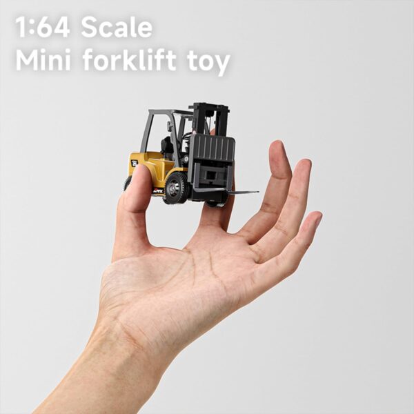 BRRRRT remote-controlled forklift truck, 1/64 scale
