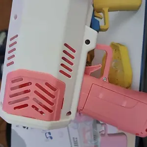 Bubble Gun, Bazooka Bubble Machine Gun, Bubble Blaster Gun with Bubble Solution