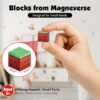 200 blocs de construction magnétiques d'environ 2 cm – Cubes magnétiques