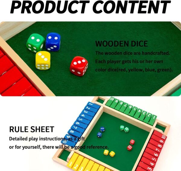 Jeu de dés Nicecho Shut The Box