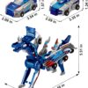 Voiture jouet dinosaure Aimery à déformation par collision