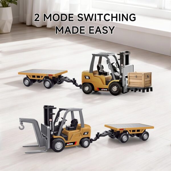 BRRRRT remote-controlled forklift truck, 1/64 scale