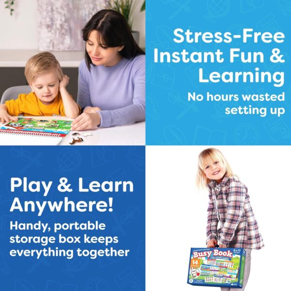 Le livre d'activités Montessori pour la maternelle convient aux enfants de 3 ans et plus.