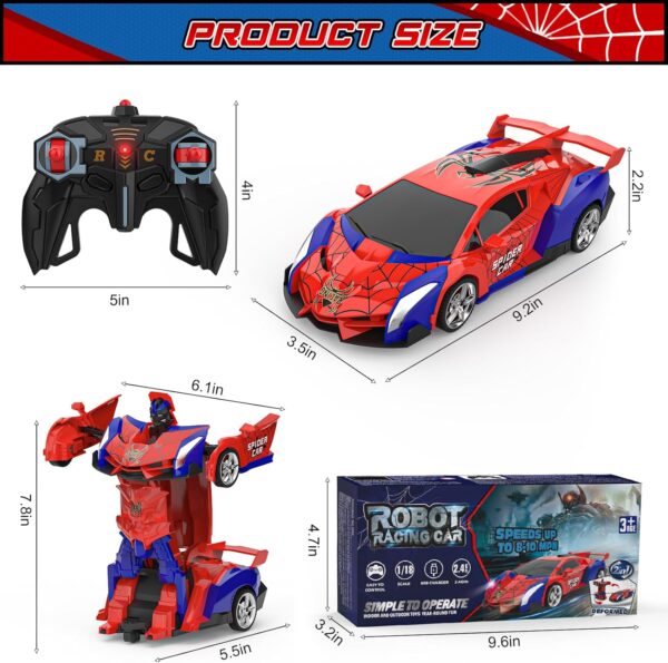 Voiture télécommandée transformable BLUEJAY