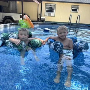 Sloosh Pool Floats Chairs Adult, 2 Packs Inflatable Pool Lounge Chairs,
