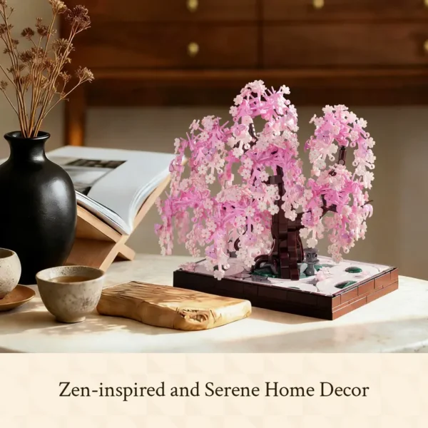 WISE BLOCK Sakura Tree Building Block Set