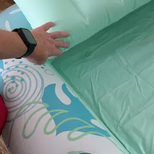 Sloosh Inflatable Tanning Pool Lounger Float for Adults