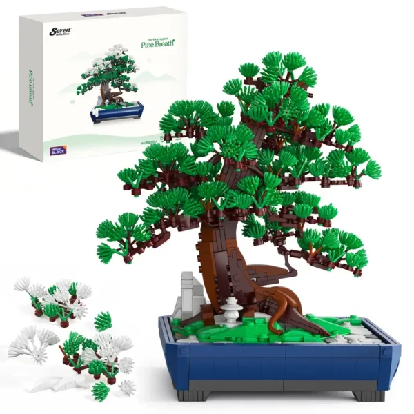 WISE BLOCK Sakura Tree Building Block Set