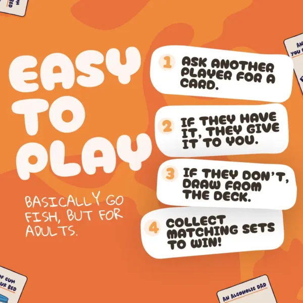 Go F*** Yourself Adult Card Game - Hilarious Party Game for 3-10 Players - 52 Cards - Quick Easy Setup - Perfect Stocking Stuffer - Made Out of Spite