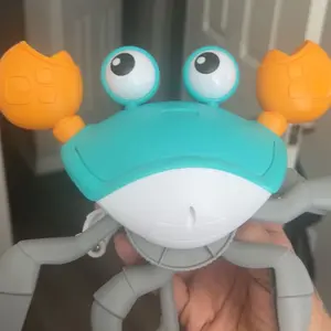 Crawling Crab Baby Toys 6–12 Months, Tummy Time Toys for Babies with Music and Lights,