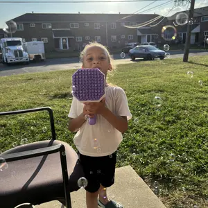 Bubble Gun, Bazooka Bubble Machine Gun, Bubble Blaster Gun with Bubble Solution